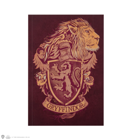 Harry Potter Gryffindor notitieboek - filmspullen.nl