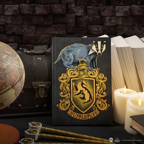 Harry Potter Hufflepuff notitieboek - filmspullen.nl