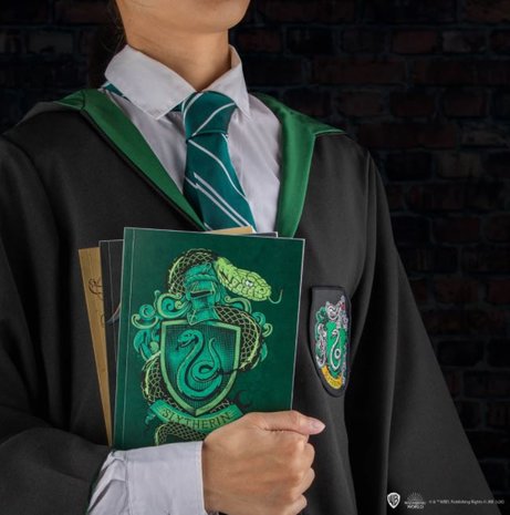 Harry Potter Slytherin notitieboek - filmspullen.nl