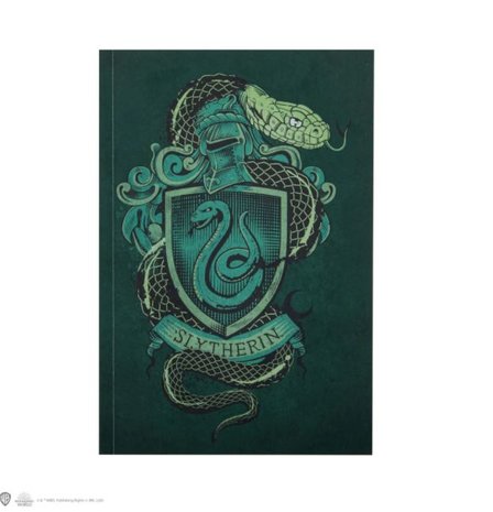 Harry Potter Slytherin notitieboek - filmspullen.nl