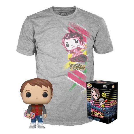 Funko Pop! & T-shirt: Back to the Future - Marty McFly #964 - Filmspullen.nl