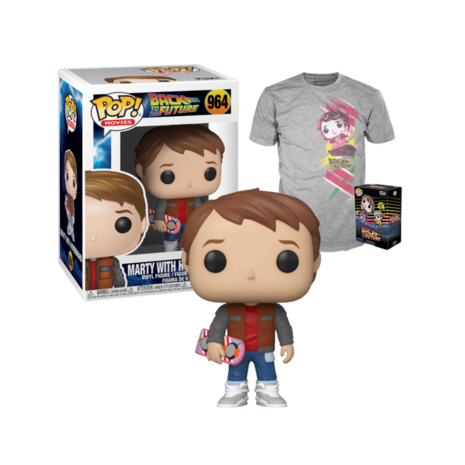 Funko Pop! & T-shirt: Back to the Future - Marty McFly #964 - Filmspullen.nl