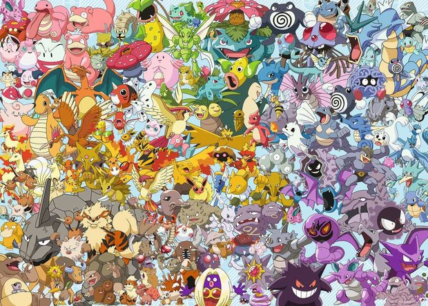 Pokémon puzzel Challenge [1000 stukjes] - filmspullen.nl