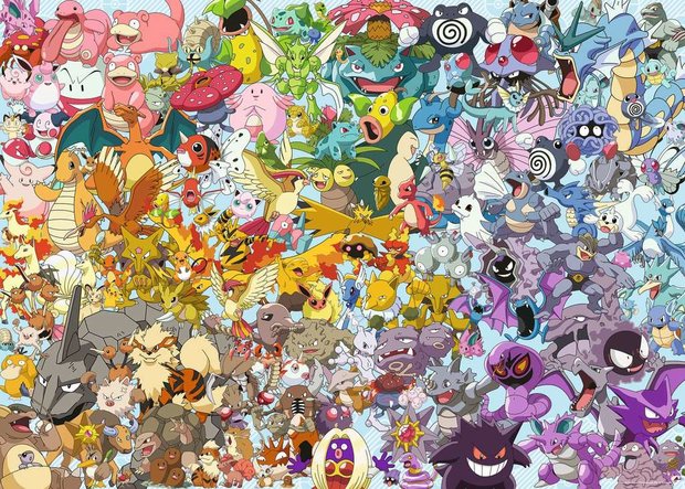 Pokémon puzzel Challenge [1000 stukjes] - filmspullen.nl