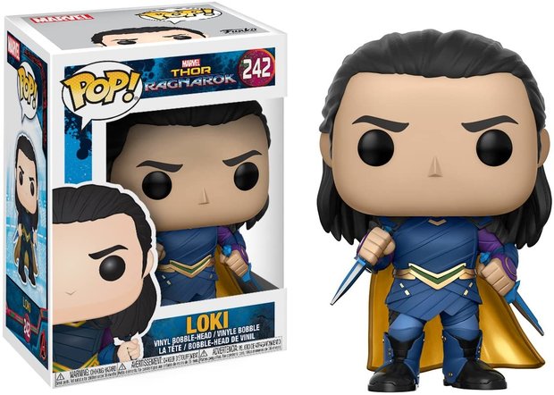 Funko Pop! Marvel: Thor Ragnarok - Loki #242 [Vaulted] - filmspullen.nl