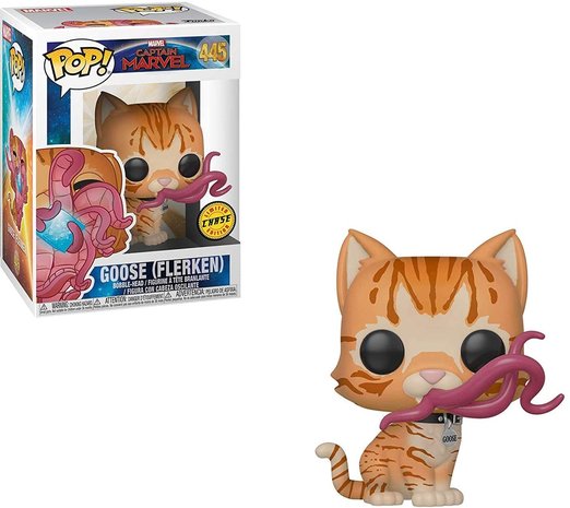 Funko Pop! Marvel: Captain Marvel - Goose (Flerken) [Chase] - filmspullen.nl