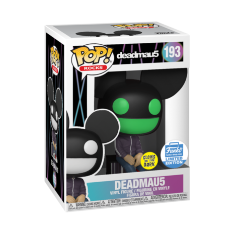 Funko Pop! Rocks: Deadmau5 [Glow in the Dark] [Funko Shop Exclusive] - filmspullen.nl