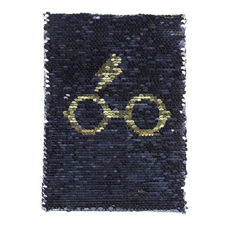 Harry Potter sequin notitieboek - filmspullen.nl