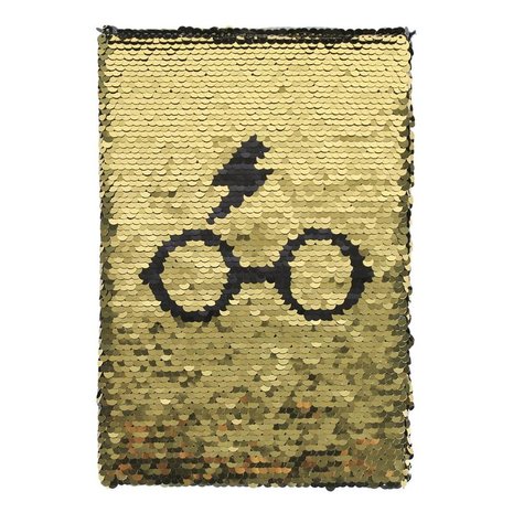 Harry Potter sequin notitieboek - filmspullen.nl