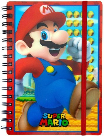 Nintendo SuperMario 3D notitieboek - filmspullen.nl