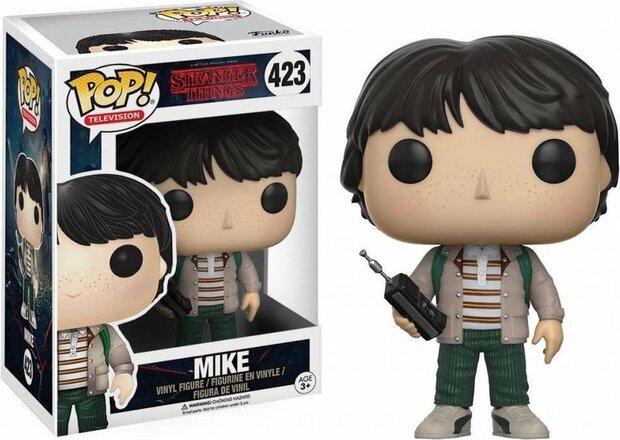 Funko Pop! Stranger Things: Mike with Walkie Talkie #423 - filmspullen.nl