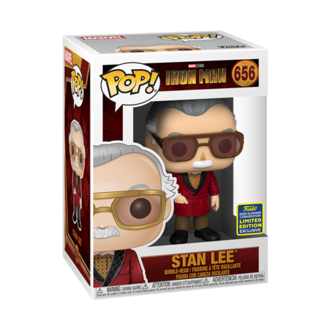 Funko Pop! Marvel: Iron Man - Stan Lee [SDCC Exclusive] - filmspullen.nl