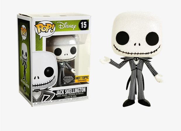 Funko Pop! Disney: Jack Skellington [Hot Topic Exclusive] [Diamond] - filmspullen.nl