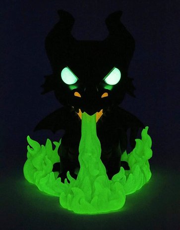 Funko Pop! Disney Villains: Maleficent as the Dragon #720 [Glow in the Dark] [Exclusive] - filmspullen.nl