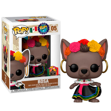 Funko Pop! Around the World: Rosa [Mexico] [Funko Shop Exclusive] - filmspullen.nl