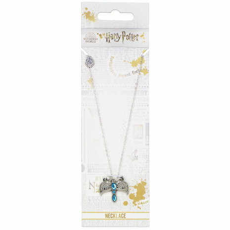 Harry Potter Ravenclaw diadeem ketting [verzilverd] - filmspullen.nl