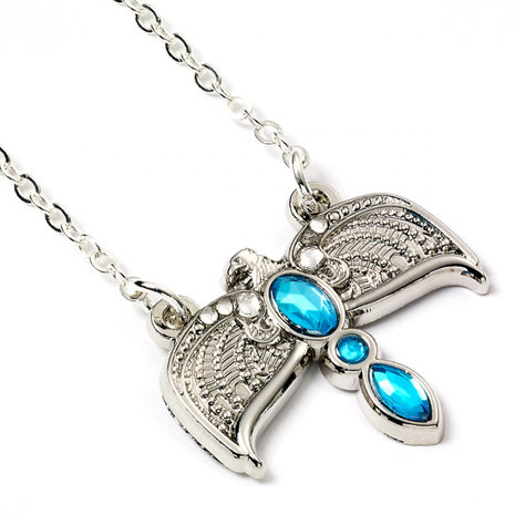 Harry Potter Ravenclaw diadeem ketting [verzilverd] - filmspullen.nl