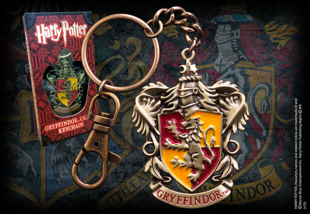 Harry Potter sleutelhanger Gryffindor [The Noble Collection] - filmspullen.nl