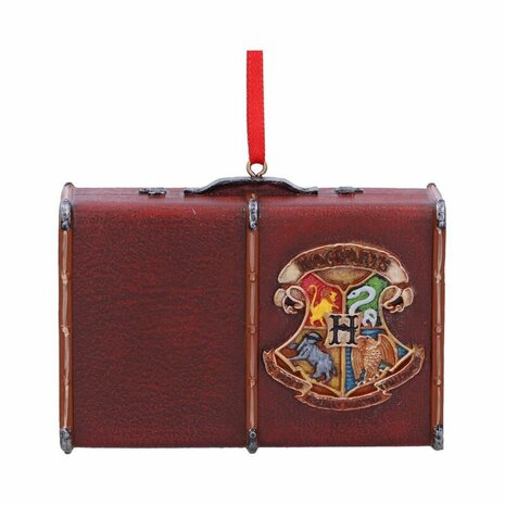 Harry Potter Hogwarts hutkoffer kerst ornament - filmspullen.nl