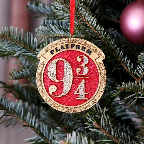 Harry Potter Platform 9 3/4 kerst ornament - filmspullen.nl