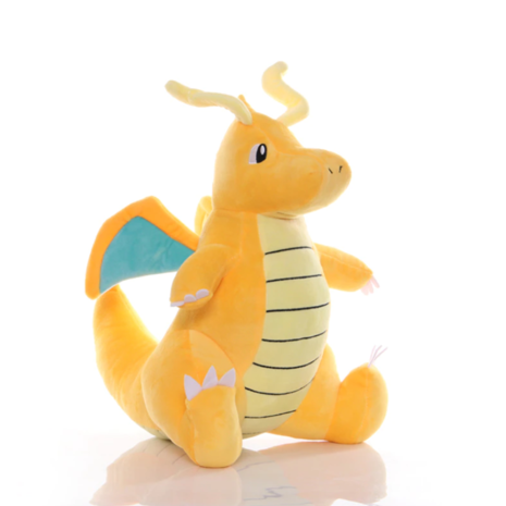 Pokémon: Dragonite pluche knuffel - Filmspullen.nl