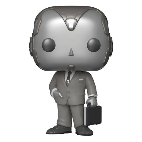 Funko Pop! Marvel: WandaVision - Vision 50s [Black & White] [Chase] - filmspullen.nl