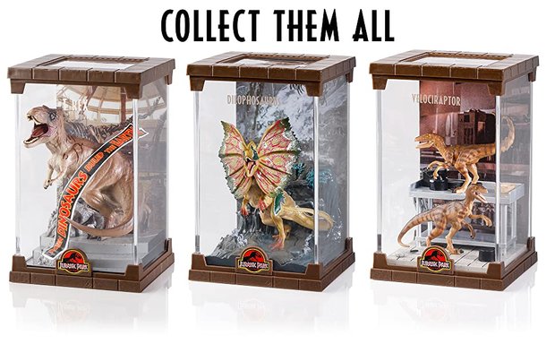 Jurassic Park diorama Dilophosaurus [The Noble Collection]