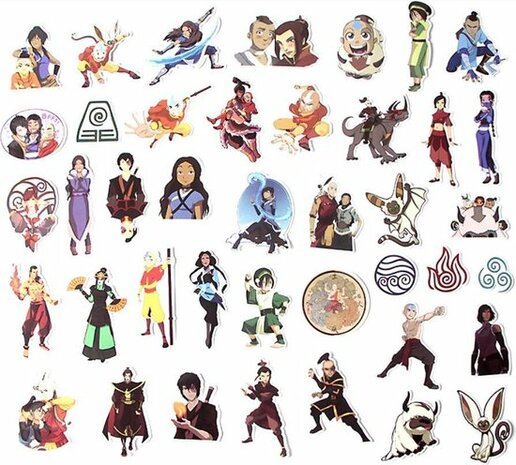 Avatar: The Last Airbender sticker set [40 pieces]