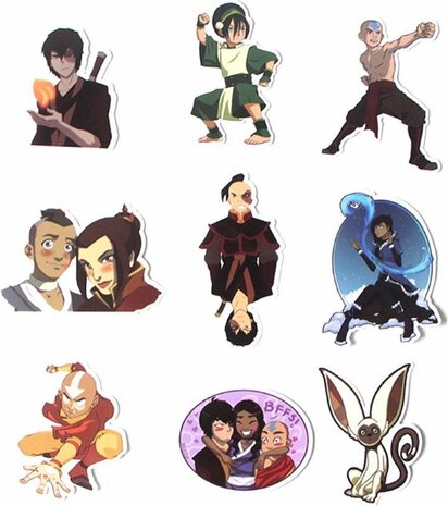 Avatar: The Last Airbender sticker set [40 stuks]