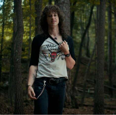 Stranger Things: Eddie Munson plectrum oorbellen