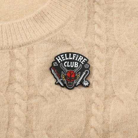 Stranger Things: Hellfire Club logo pin - Filmspullen.nl