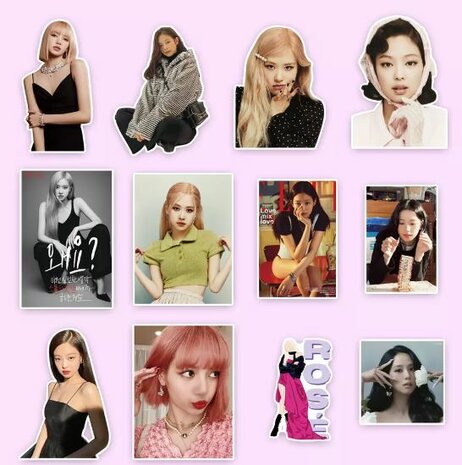 Blackpink sticker set (100 stuks) - Filmspullen.nl