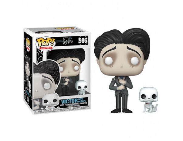 Funko Pop! Corpse Bride: Victor van Dort with Scraps - filmspullen.nl