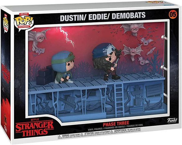 Funko Pop! Stranger Things - Dustin, Eddie and Demobats [Phase Three] - filmspullen.nl