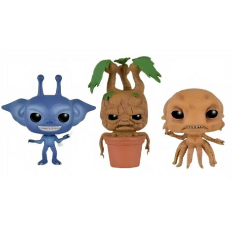 Funko Pop! Harry Potter - Cornish Pixie, Mandrake & Grindylow [SDCC Exclusive]