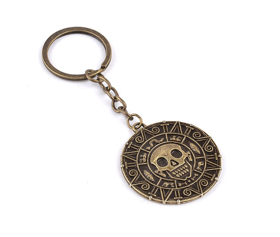 Pirates of the Caribbean Aztec amulet sleutelhanger - Filmspullen.nl