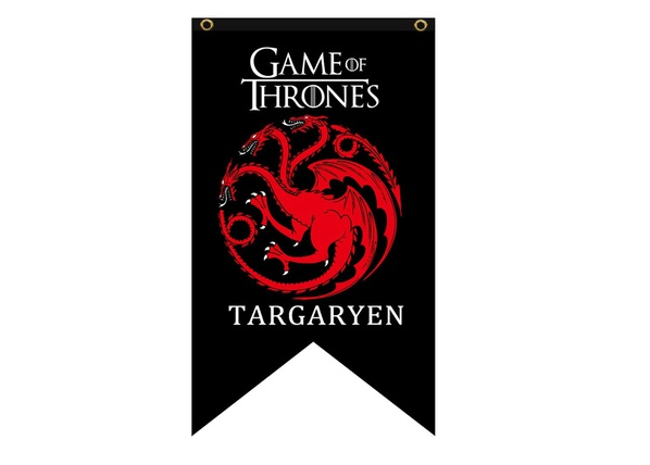 Game of Thrones vlag: Targaryen