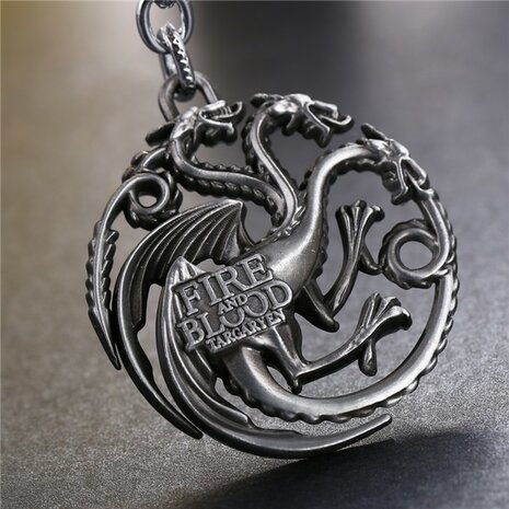 Game of Thrones Targaryen draken sleutelhanger - Filmspullen.nl