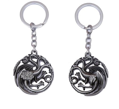 Game of Thrones Targaryen draken sleutelhanger - Filmspullen.nl