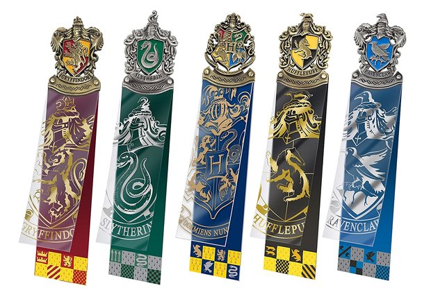 Harry Potter Hogwarts Crest boekenlegger set - Filmspullen.nl