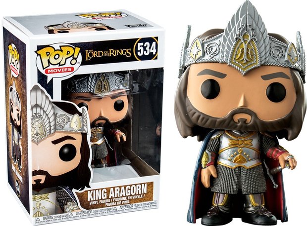 Funko Pop! Lord of the Rings: King Aragorn - Filmspullen.nl