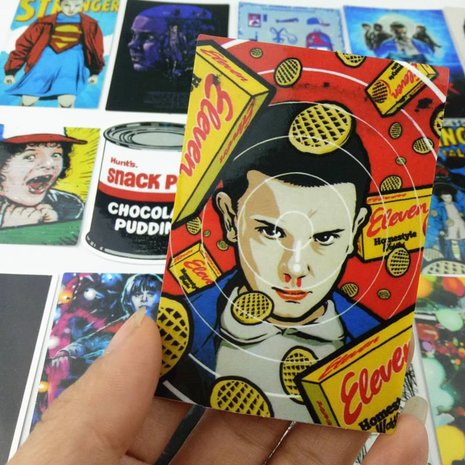 Stranger Things sticker set - Filmspullen.nl