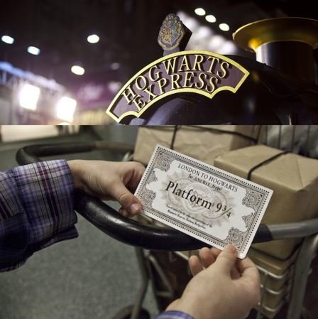 Harry Potter luxe Platform 9 3/4e ticket - Filmspullen.nl
