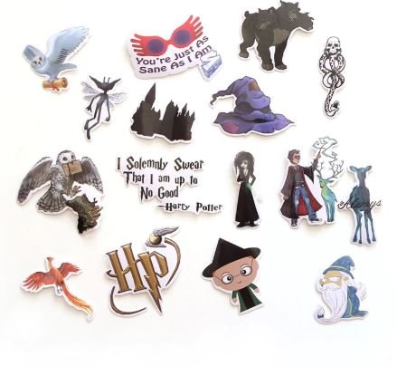 Harry Potter sticker set (50 stuks) - Filmspullen.nl
