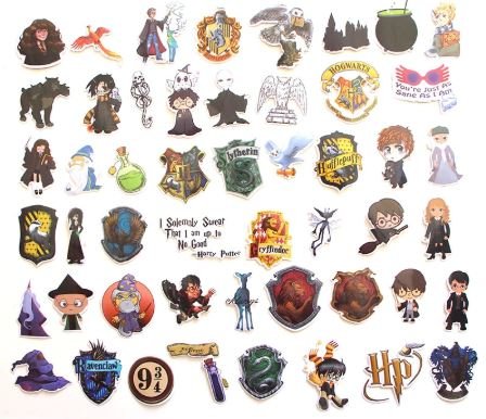 Harry Potter sticker set (50 stuks) - Filmspullen.nl