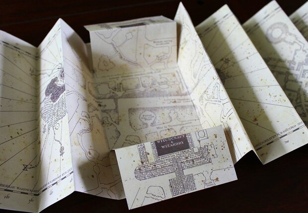 Harry Potter mini Marauders Map - filmspullen.nl