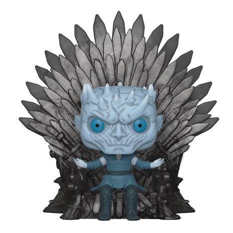 Night King sitting on Iron Throne Funko Pop! Deluxe - filmspullen.nl