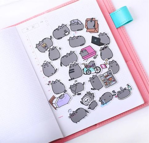 Pusheen sticker set (39 stuks) - filmspullen.nl