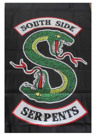 Riverdale Southside Serpents vlag - filmspullen.nl