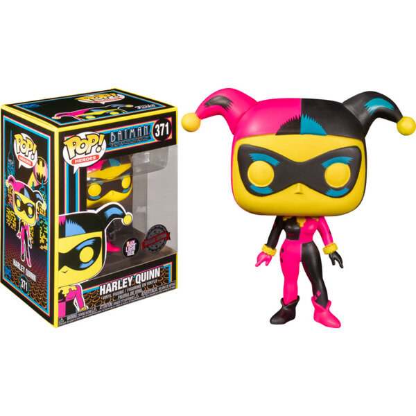 Funko Pop! DC Comics: Harley Quinn Black Light #371 [Exclusive] - Filmspullen.nl